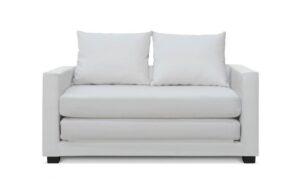 Test canapé Menzzo YZ101 convertible et compact en déplimousse bois