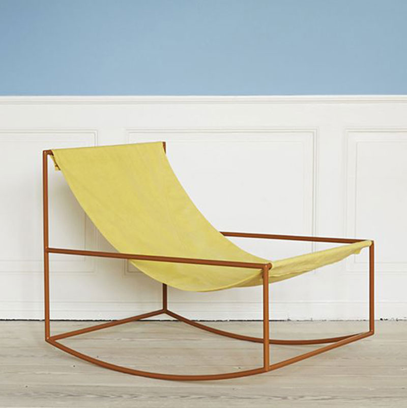 Chaise jaune été