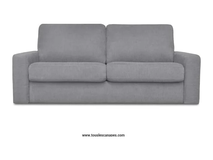 Canapé Samia Conforama : convertible 3 places en microfibre, 195 cm