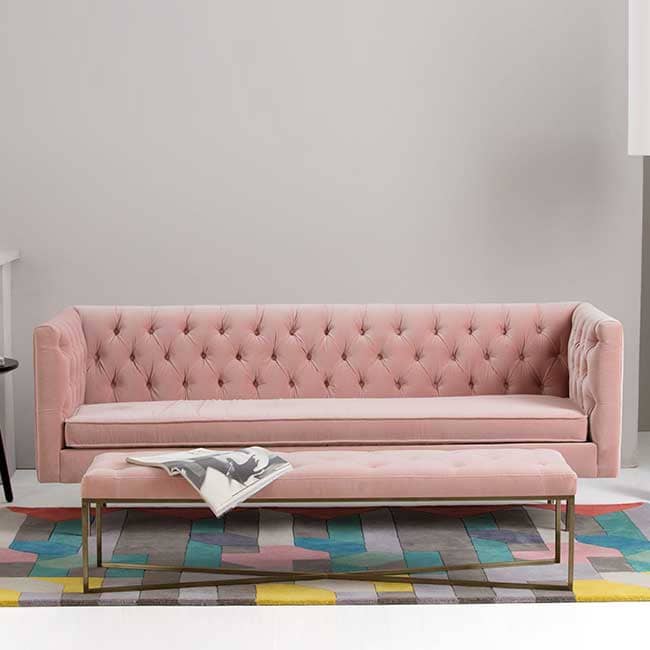 Avis sur le canapé capitonnée rose Julianne - Touslescanapes.com