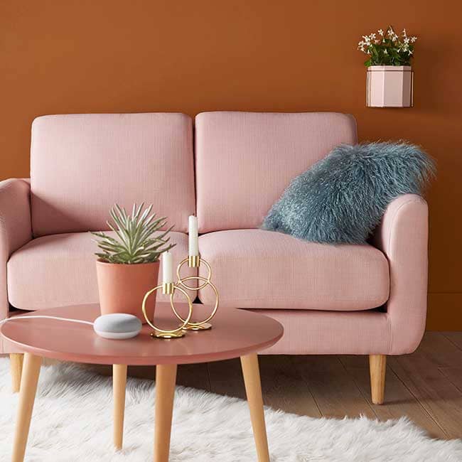 Avis sur le canapé rose clair Jimi - Touslescanapes.com