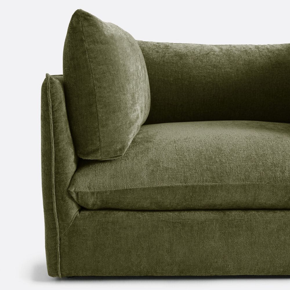 en coloris vert chiné le canapé  Malo La Redoute donne le ton