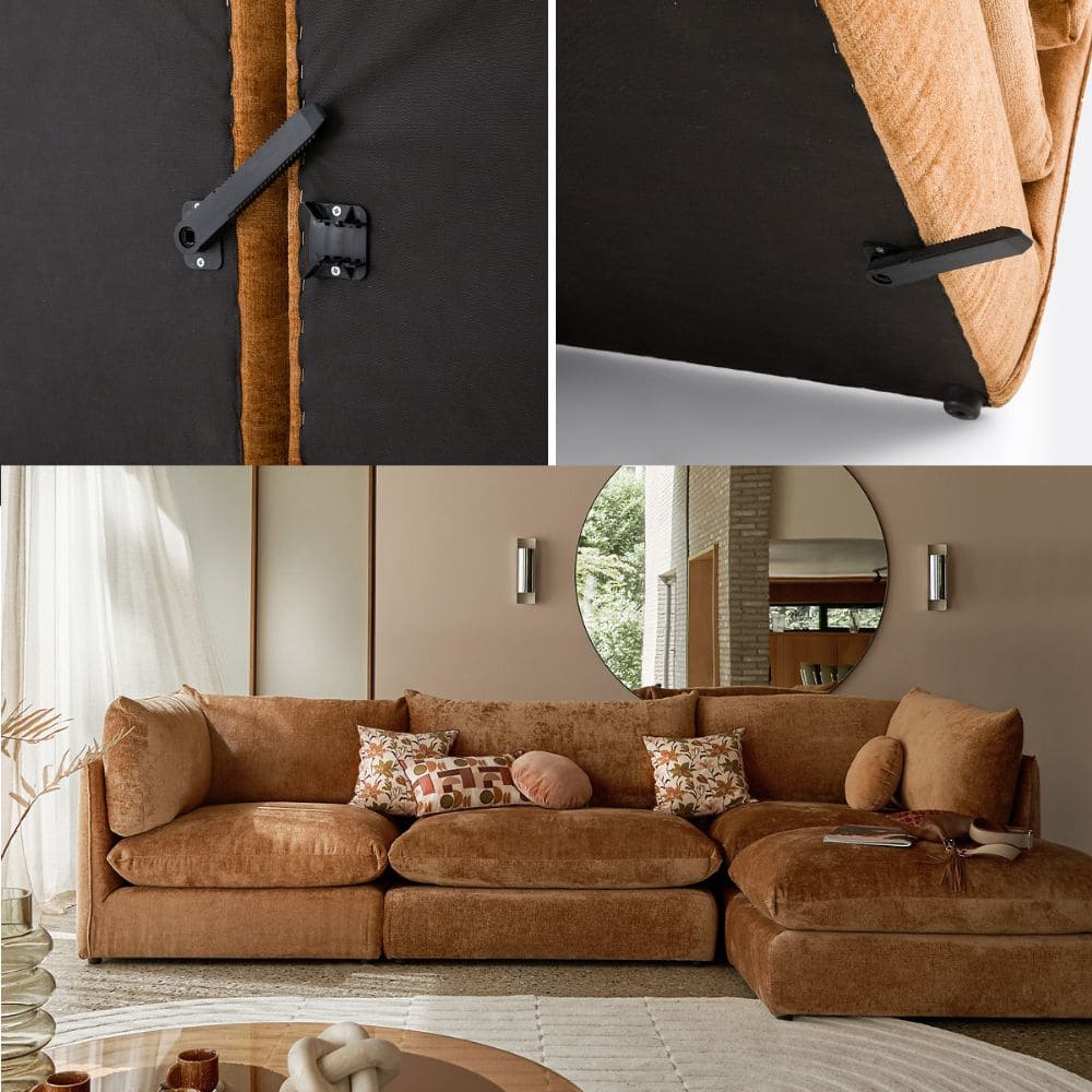 Système d'accroches pour assembler les modules Malo La Redoute