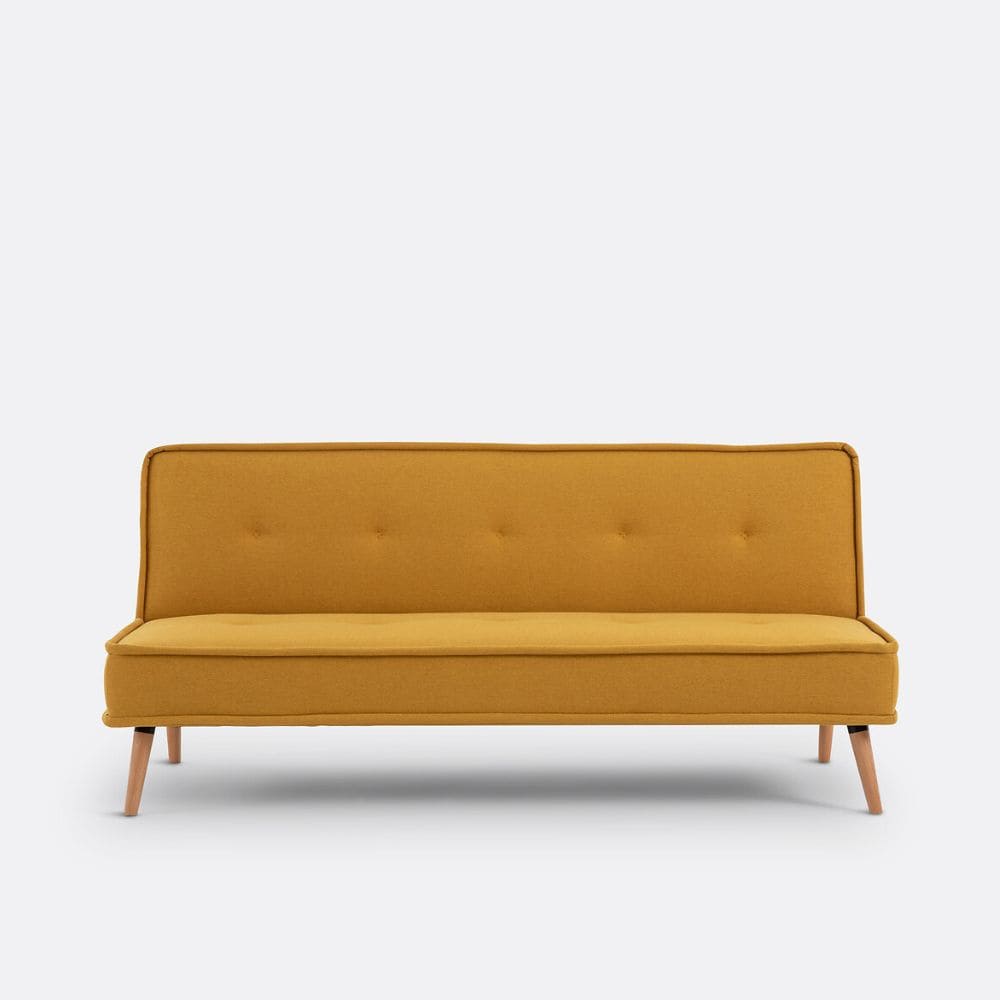 banquette-juno-la-redoute-touslescanapes (2) Canapé banquette Jaune Juno La Redoute