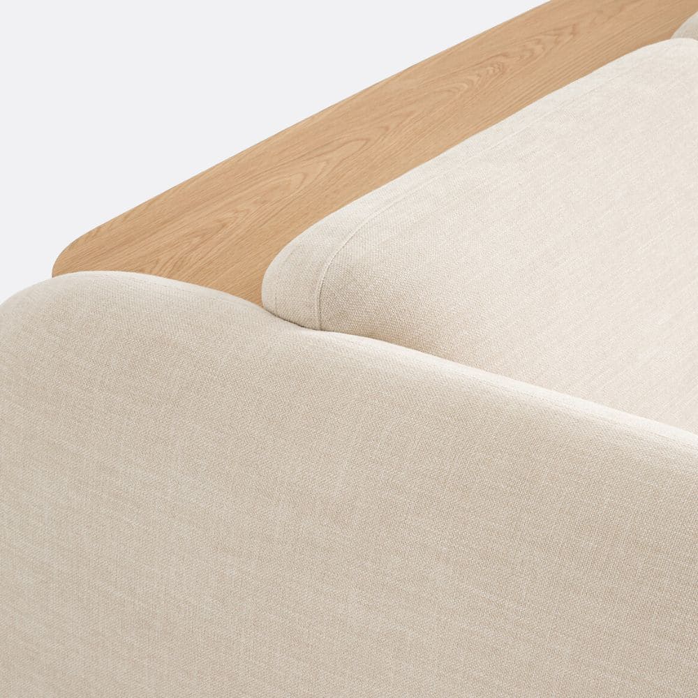 Dossier du canapé Berile La Redoute avec la tablette