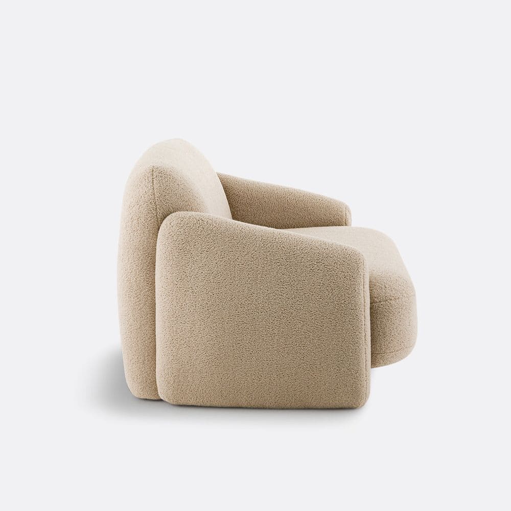 Vue de côté avec accoudoir visible du canapé Machoa La Redoute