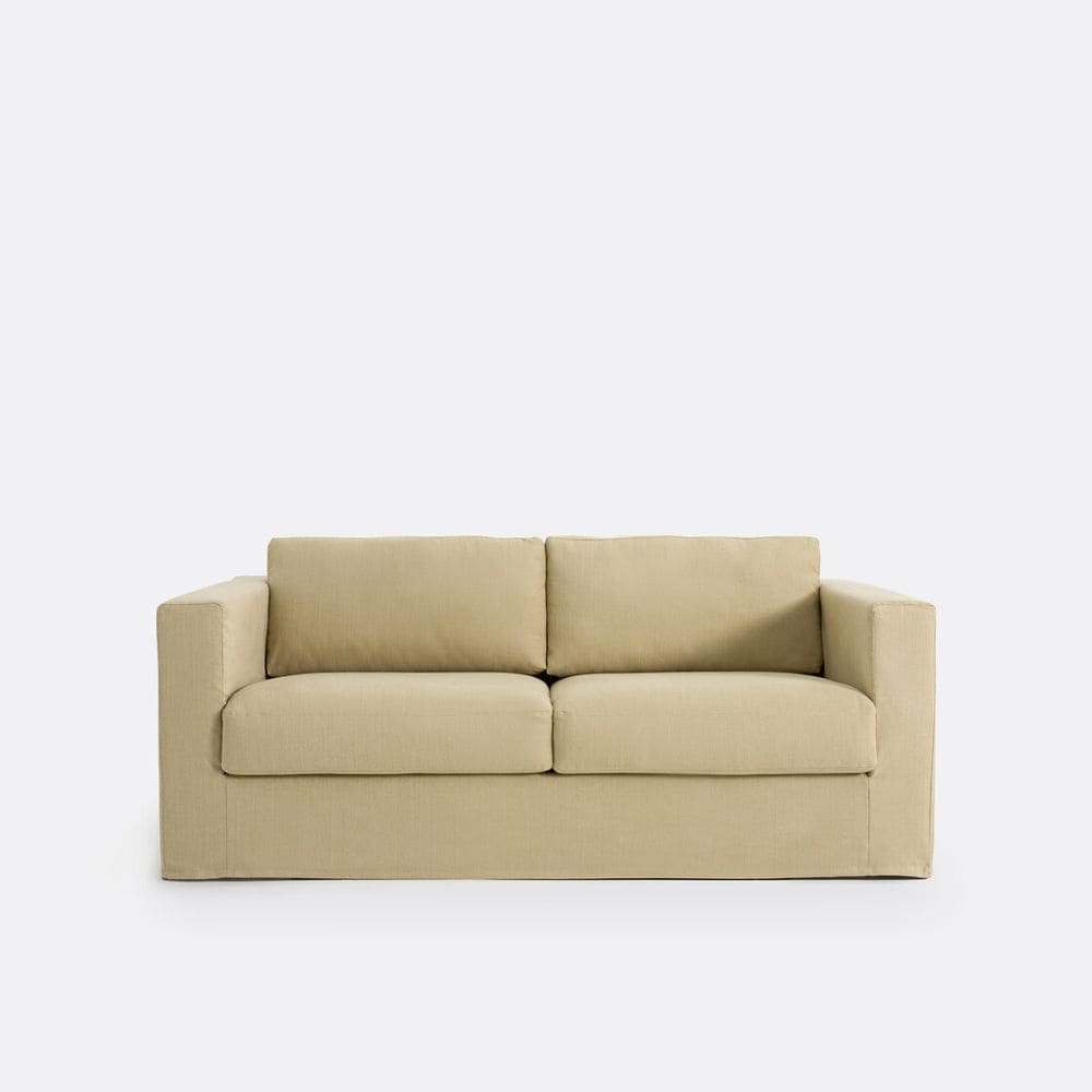 Canapé Noni La Redoute en beige et vue de face