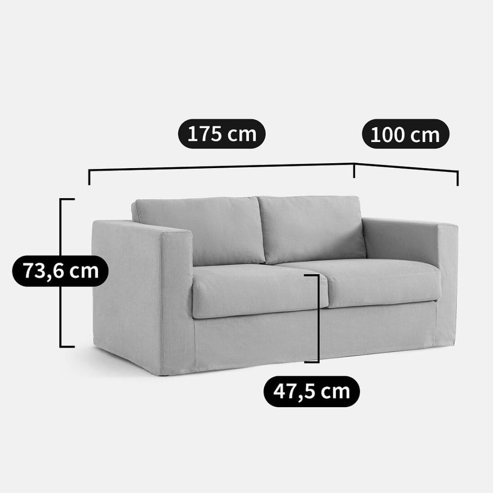 Dimensions du canapé Noni La Redoute