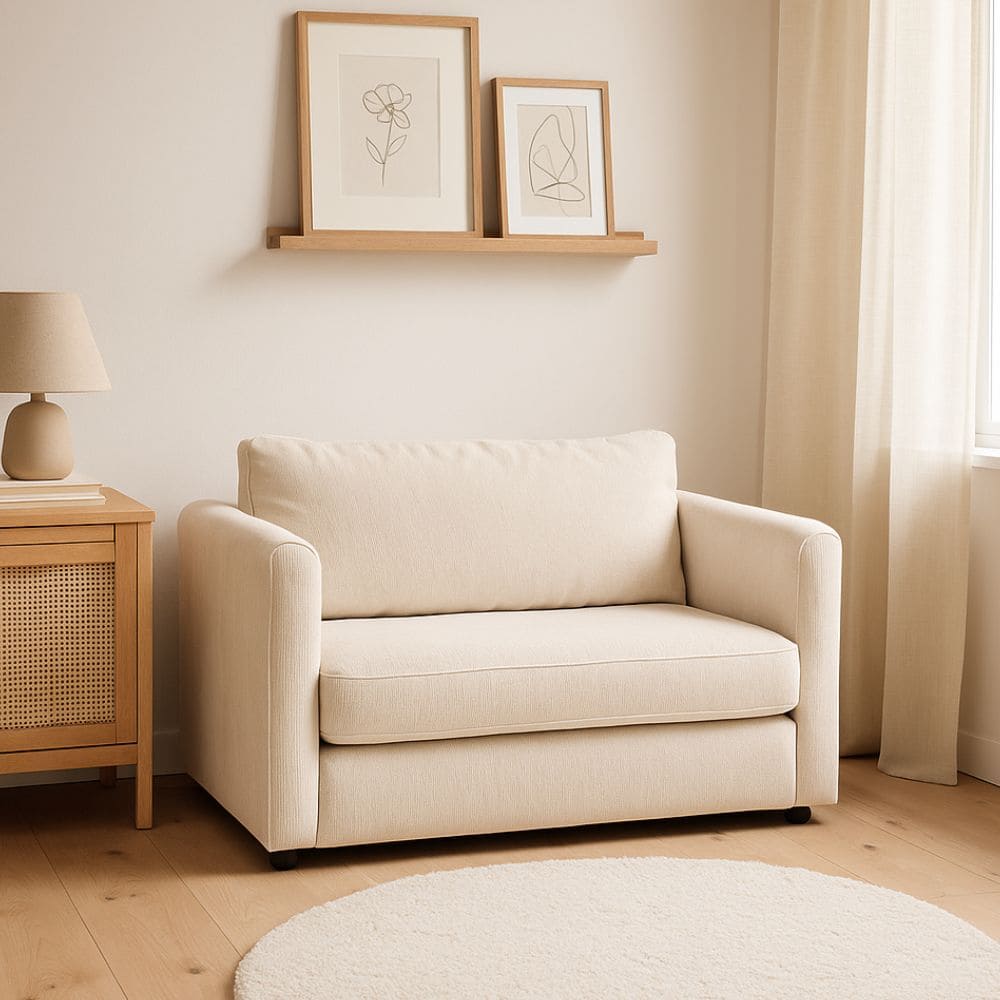 canape-hazel-la-redoute-touslescanapes (7) Banquette arrondie Hazel La Redoute dans petit salon lumineux