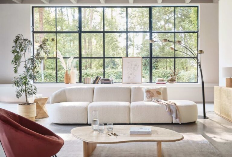 Canapé Virgile Maison du Monde dans salon design - Touslescanapes
