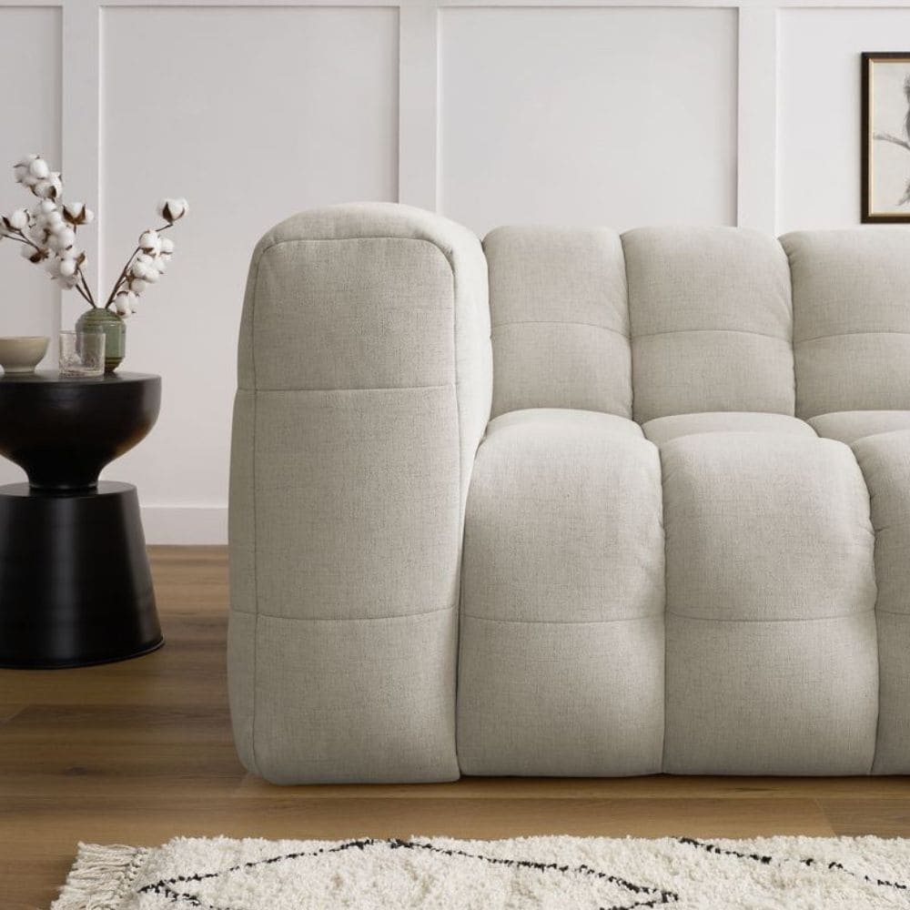 Canapé Cloud Bobochic style nuage avec coussins capitonnés