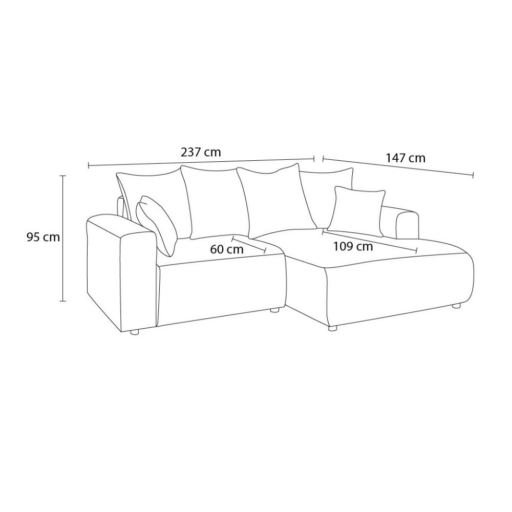 Dimensions du Canapé Enjoy Bobochic