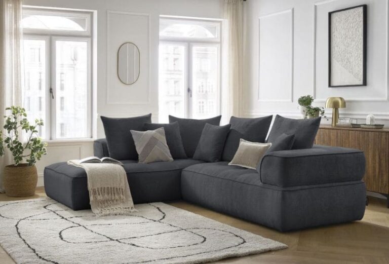 Canapé Whesley de Bobochic dans beau salon chic et cosy