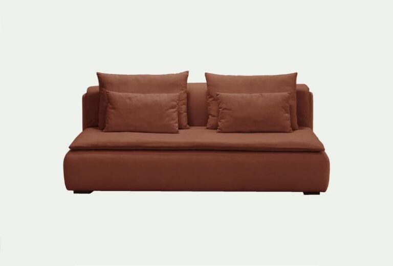 Canapé Baco Alinea de style canapé caravanne 3 places convertible en tissu - Tous les canapés