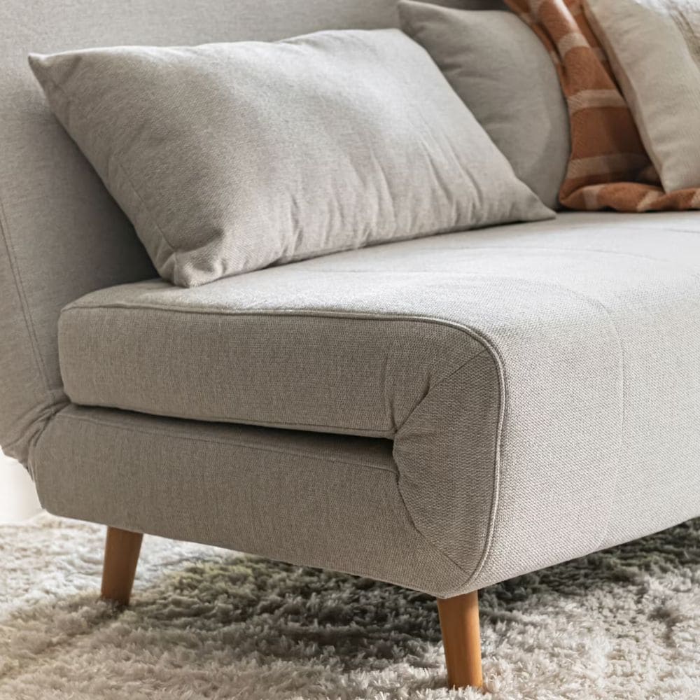 Canapé Noli Alinea vue du matelas et coussin d'assise 