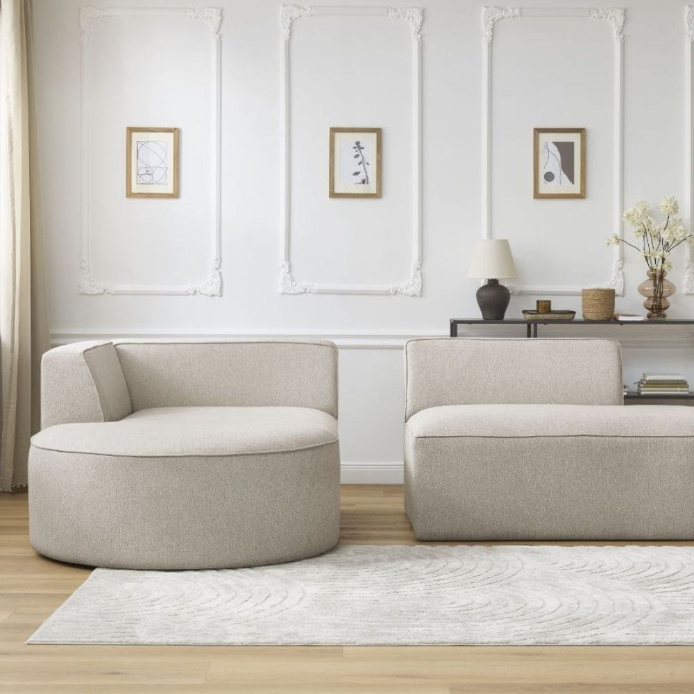 Canapé arrondi Rousseau Bobochic modulable