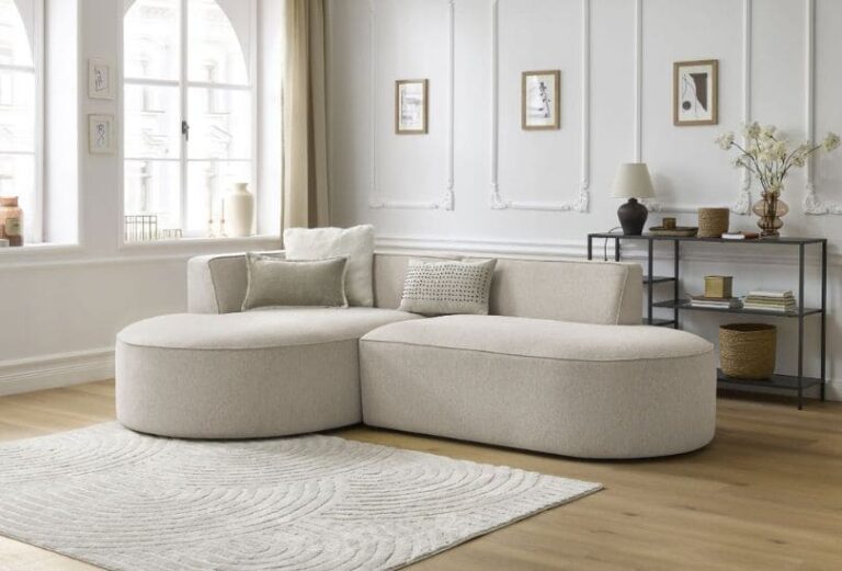 Canapé Rousseau Bobochic est un modèle arrondi et bas - Tous Les Canapes