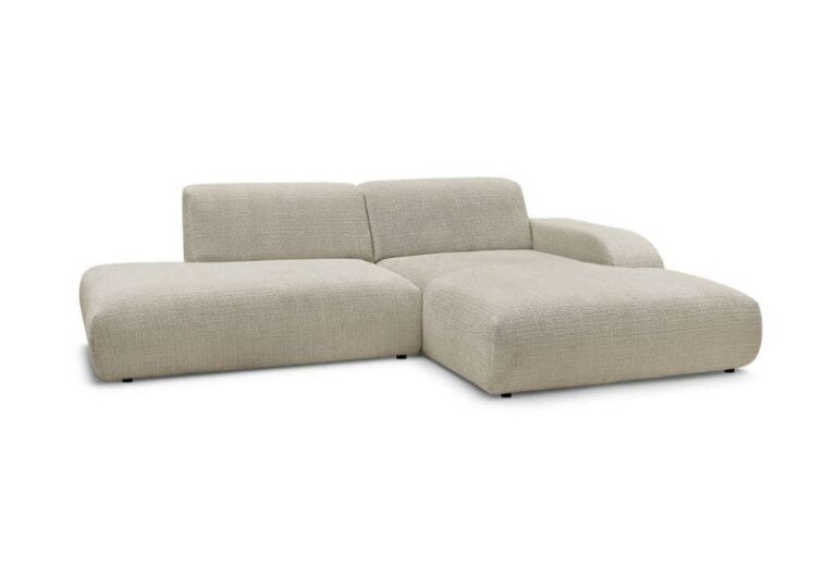 Canapé Sirius Bobochic angle avec méridienne beige - Tous Les Canapes