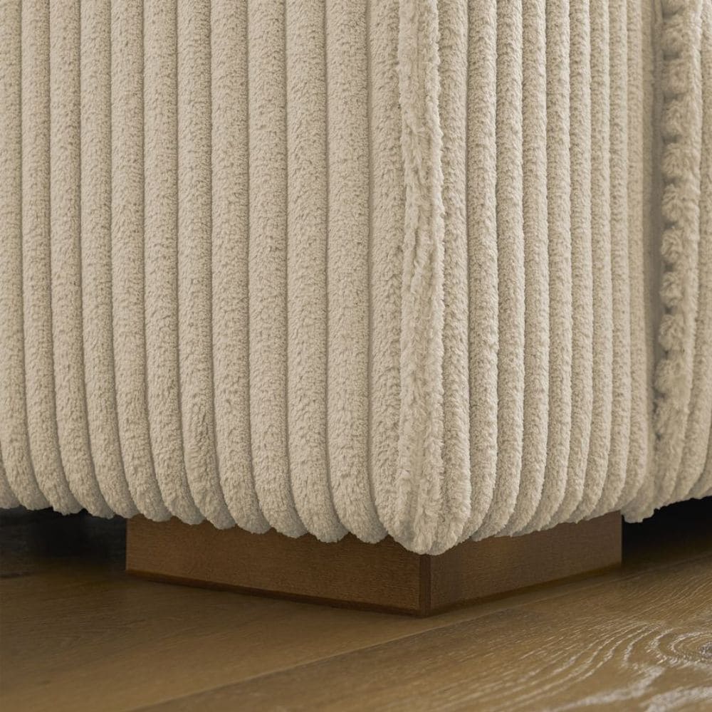 Canapé bas Chelsea Bobochic avec pieds en bois 