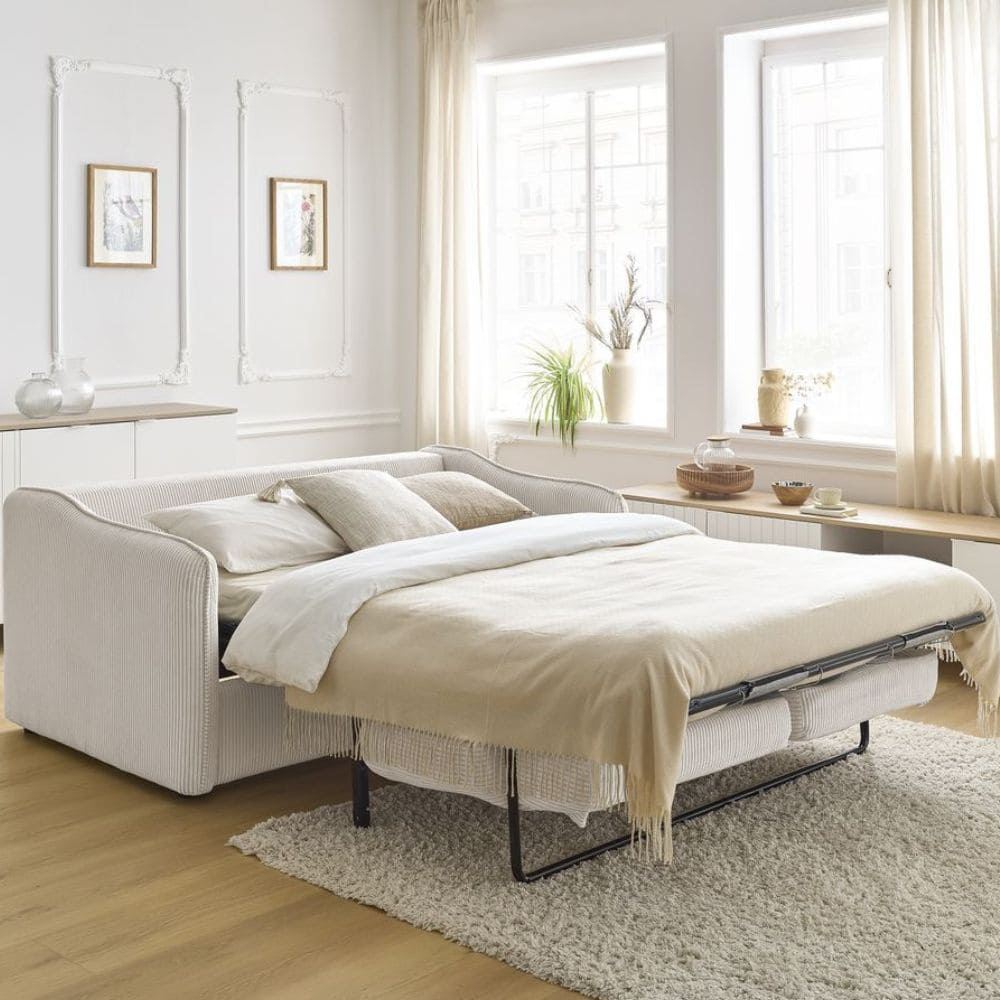 Canapé Lenny Bobochic avec son mode convertible dans beau salon