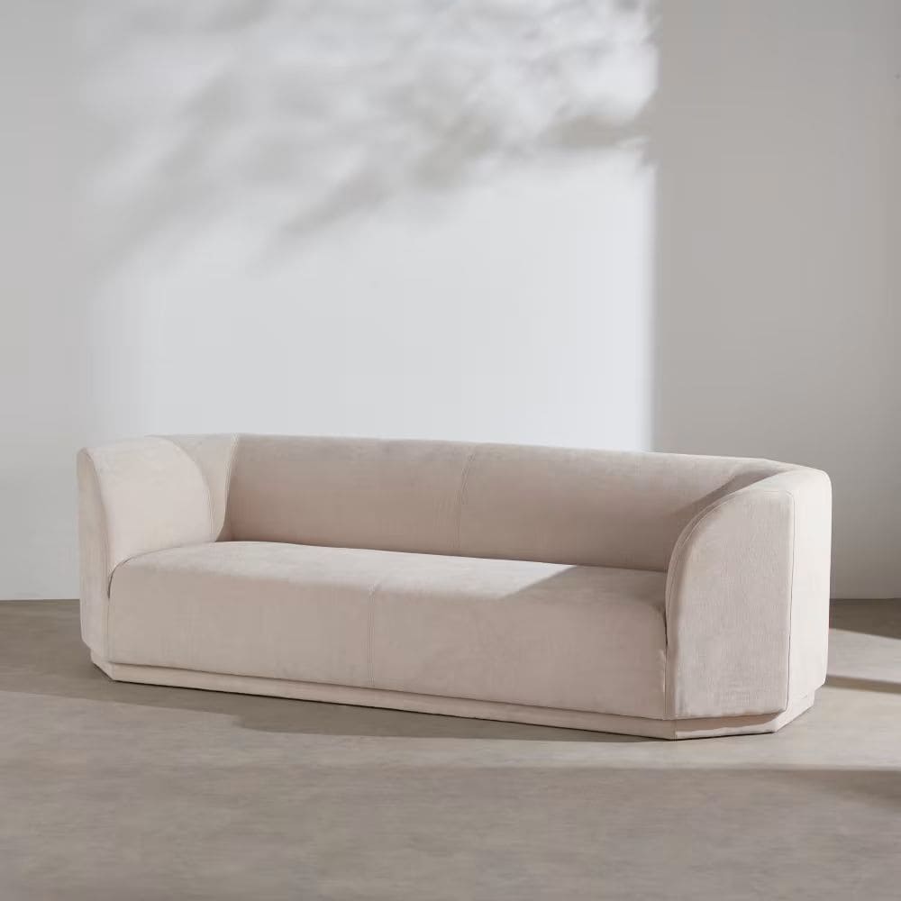 Vue de côté du canapé Gaspard Maisons du Monde