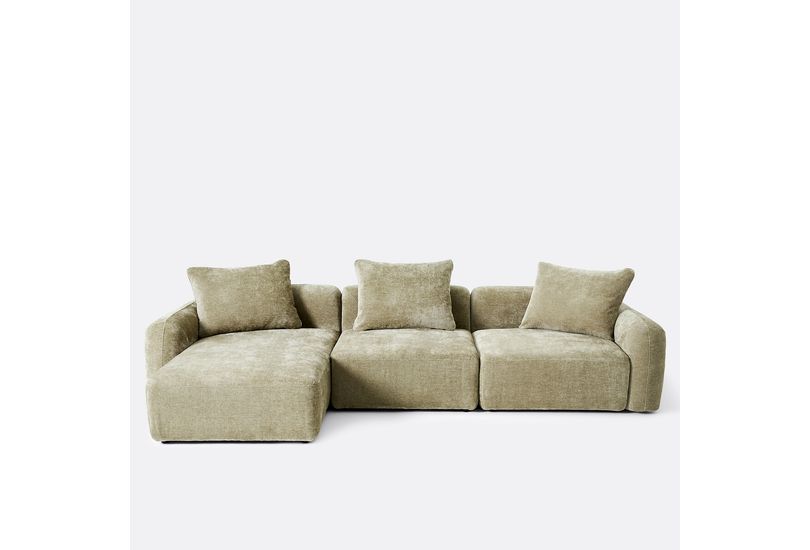 Canapé Amad La Redoute : un modulable en chenille, mais pour un usage quotidien ou occasionnel ?