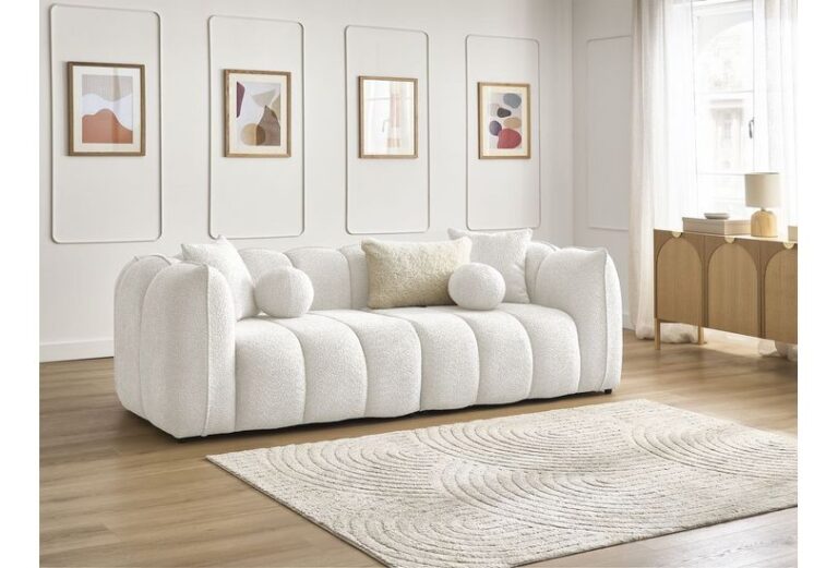 Canapé Denver Bobochic : pourquoi son tissu bouclette peut faire hésiter au dernier moment ?