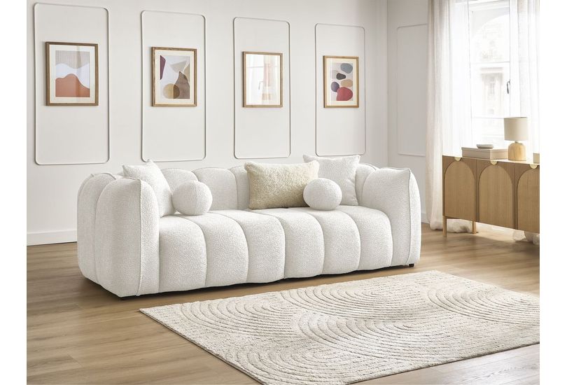 Canapé Denver Bobochic : pourquoi son tissu bouclette peut faire hésiter au dernier moment ?