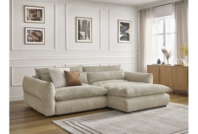 Canapé Neil Bobochic : un angle fixe pensé pour un canapé sofa quotidien, pas pour l'appoint