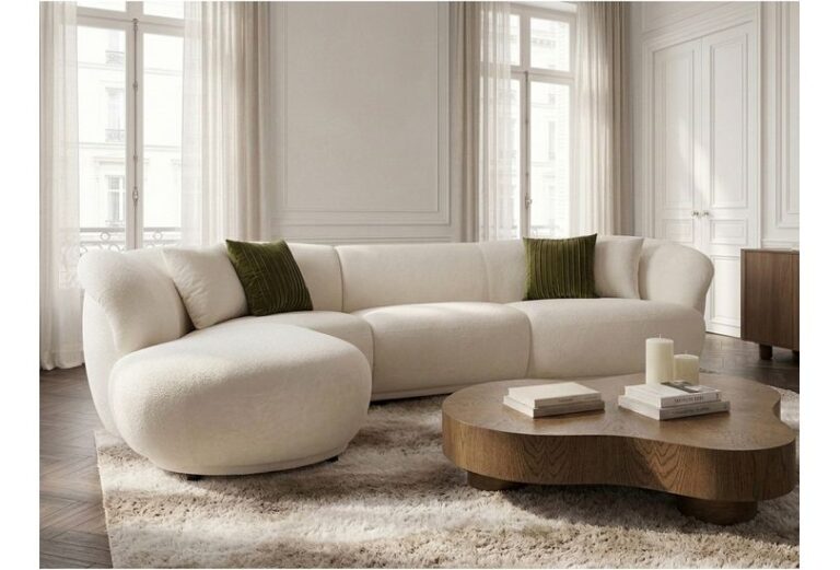 Canapé Nora Bobochic : angle fixe en chenille à 2599 euros, pour qui vraiment ?