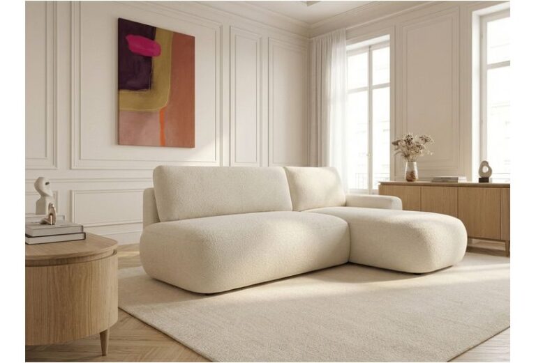 Canapé Tango Bobochic : angle convertible en bouclette, le coffre et l&rsquo;assise occasionnelle valent-ils 1699 euros ?