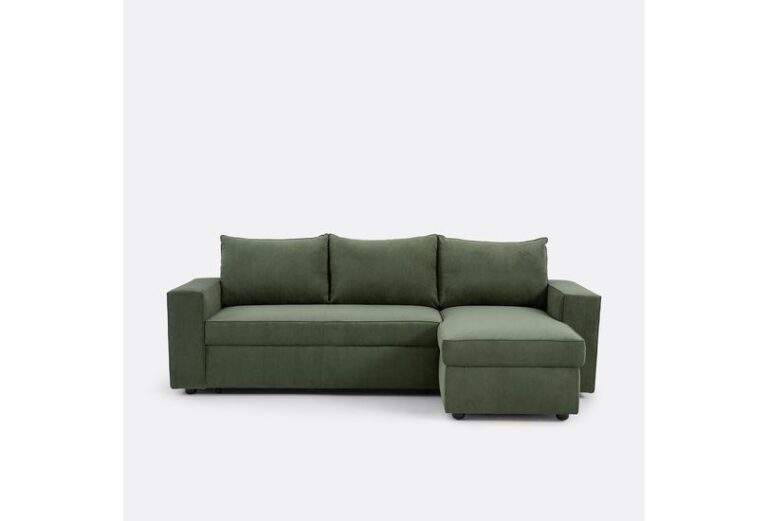 Canapé Flo La Redoute : angle convertible à 999 euros, le coffre compense-t-il l&rsquo;assise à 28 kg/m3 ?