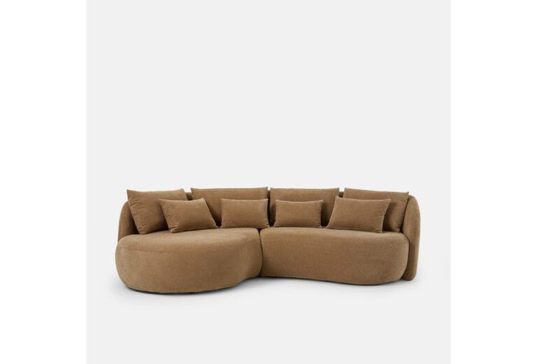 Canapé Nico La Redoute : angle gauche ou droit, chenille marron, faut-il craquer à 1704 euros ?
