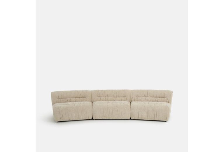 Canapé Sweety La Redoute : un chenille flammé à 2703 euros, mais un seul coloris et une mousse à 30 kg/m3
