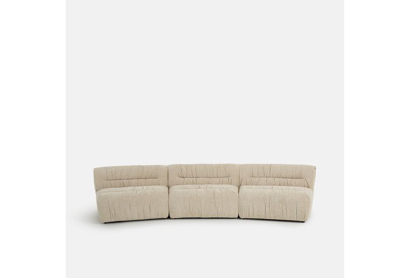 Canapé Sweety La Redoute : un chenille flammé à 2703 euros, mais un seul coloris et une mousse à 30 kg/m3