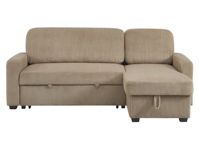 Canapé d’angle convertible Galio, Conforama