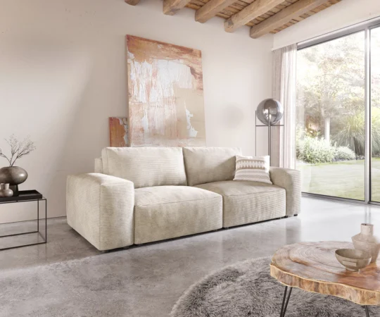 Canapé Lanzo · Big beige Delife