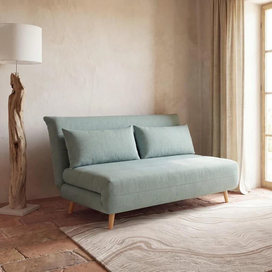 Canapé Canapé Nio Maisons du Monde, coloris vert d'eau