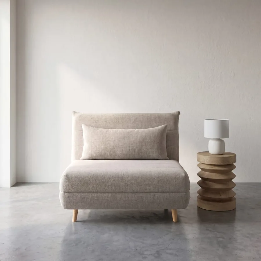 Canapé Canapé Nio Maisons du Monde, coloris clic-clac beige